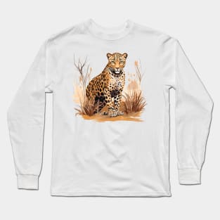 African Leopard Long Sleeve T-Shirt